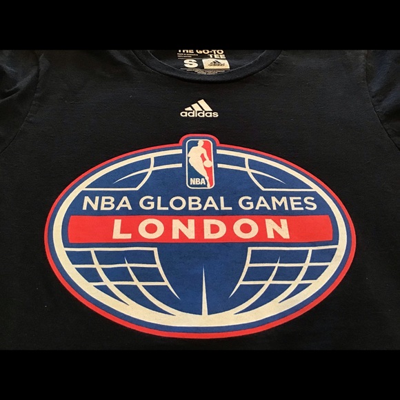 ADIDAS NBA London global games T-shirt S - Picture 2 of 8